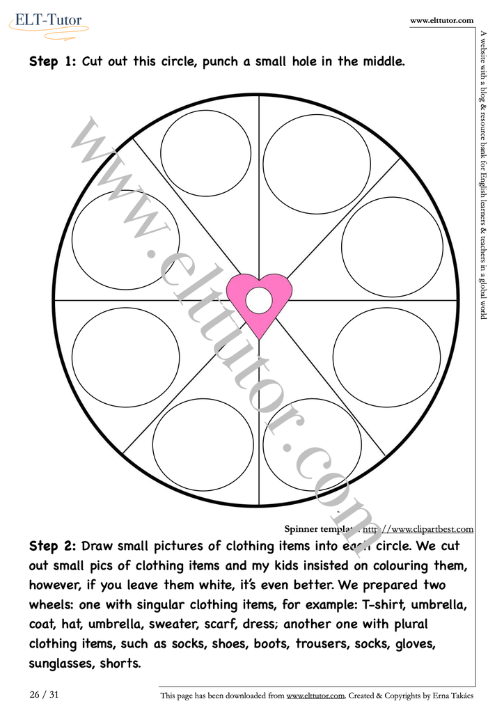ELT-Tutor Activity Booklet - Clothes - screenshot7.webp