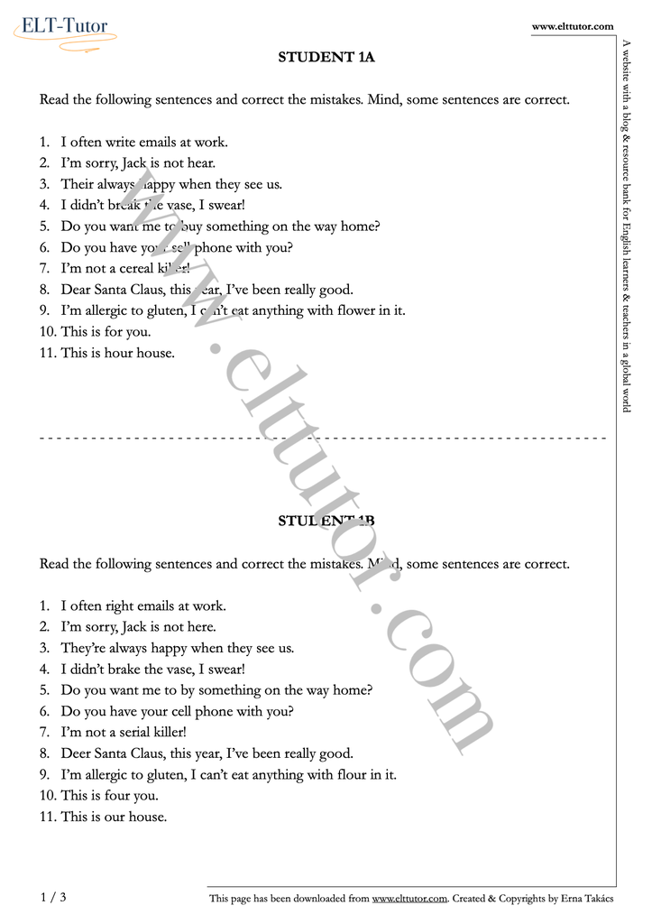 A1-A2 - Homophone error hunt - screenshot.webp