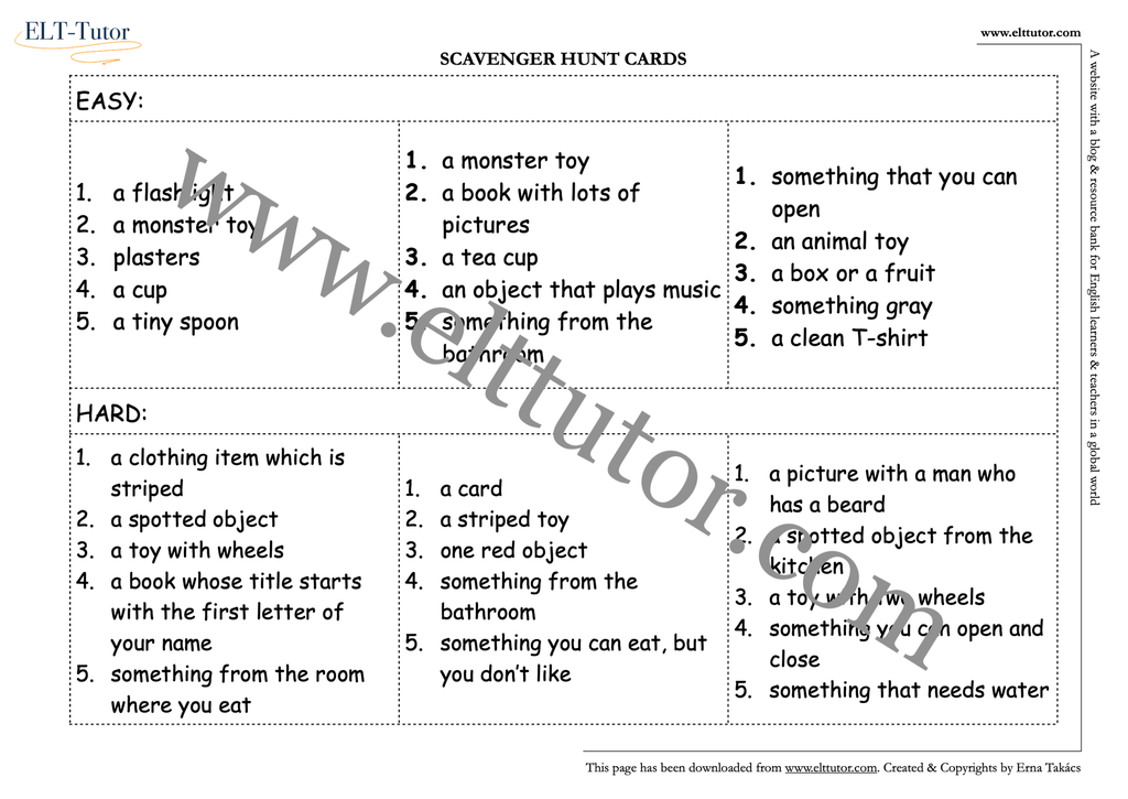 YLA1-A2 - Scavenger Hunt cards - screenshot.webp