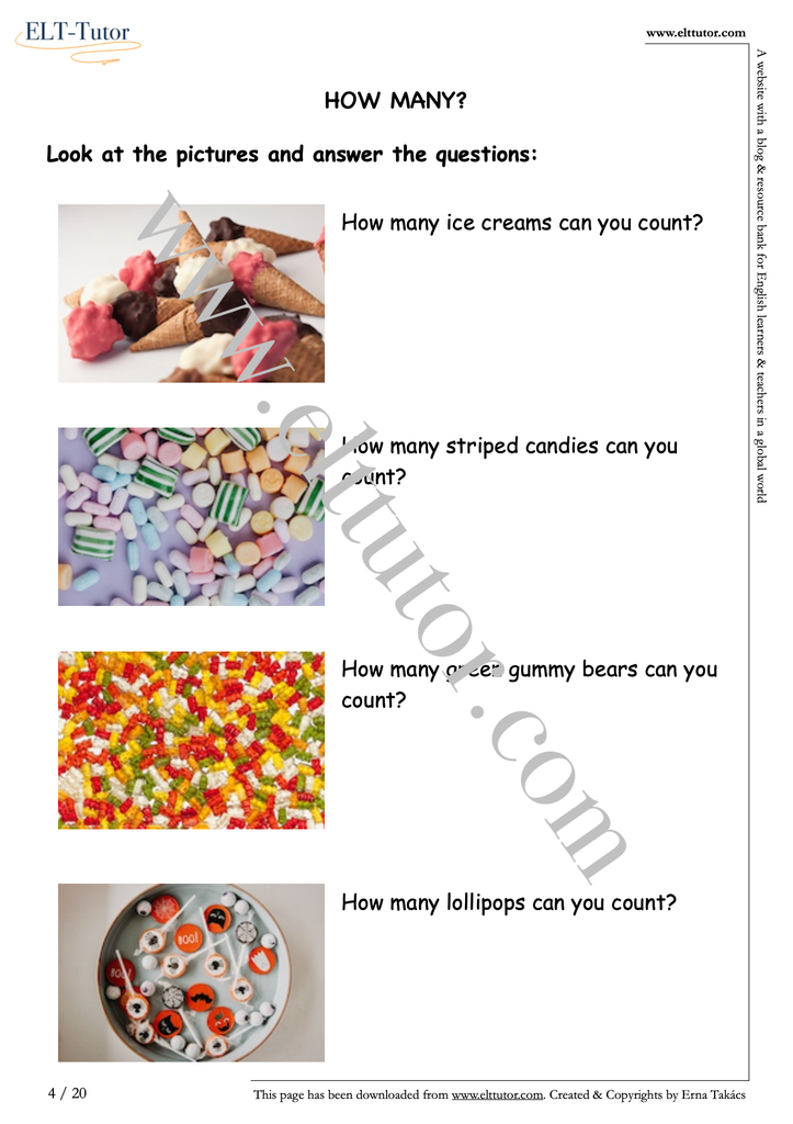 ELT-Tutor Activity Booklet - Sweets - screenshot3.webp
