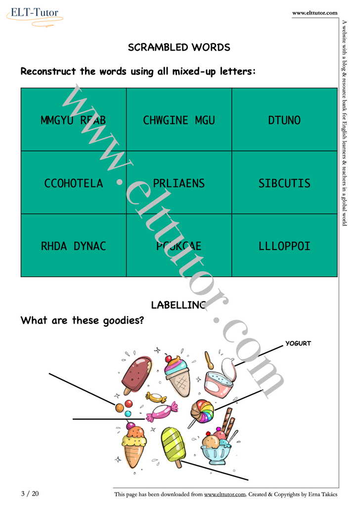 ELT-Tutor Activity Booklet - Sweets - screenshot2.webp
