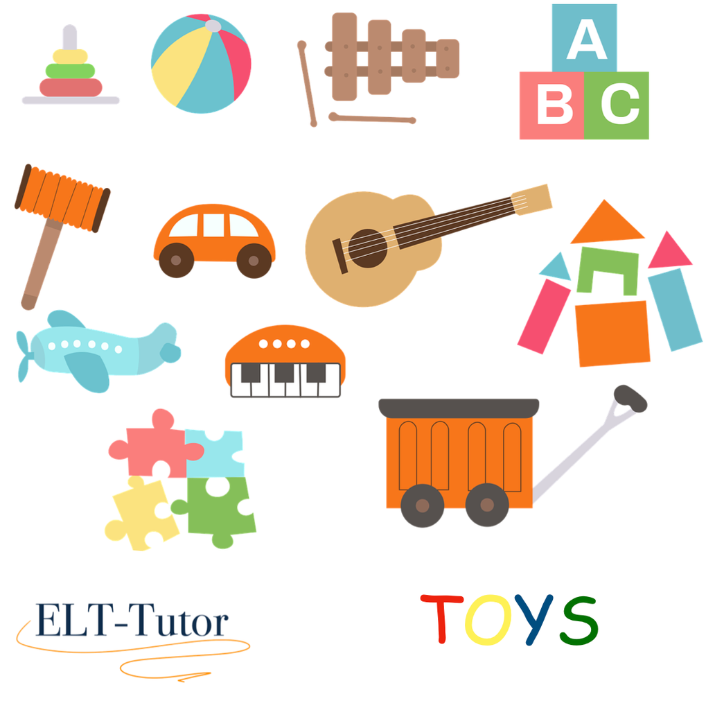 ESL Activity Book For 6-10-year-old Terrific Kids: Toys